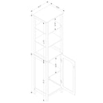 Load image into Gallery viewer, Baxton Studio Beltran Modern And Contemporary White Finished Wood Bathroom Storage Cabinet
