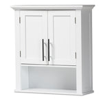 Load image into Gallery viewer, Baxton Studio Turner Modern And Contemporary White Finished Wood 2-Door Bathroom Wall Storage Cabinet
