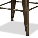 Load image into Gallery viewer, Baxton Studio Horton Modern And Contemporary Industrial Gunmetal Finished Metal 4-Piece Stackable Counter Stool Set
