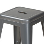 Load image into Gallery viewer, Baxton Studio Horton Modern And Contemporary Industrial Grey Finished Metal 4-Piece Stackable Counter Stool Set
