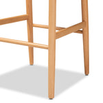 Load image into Gallery viewer, Baxton Studio Paxton Modern And Contemporary Natural Brown Finished Wood 2-Piece Bar Stool Set
