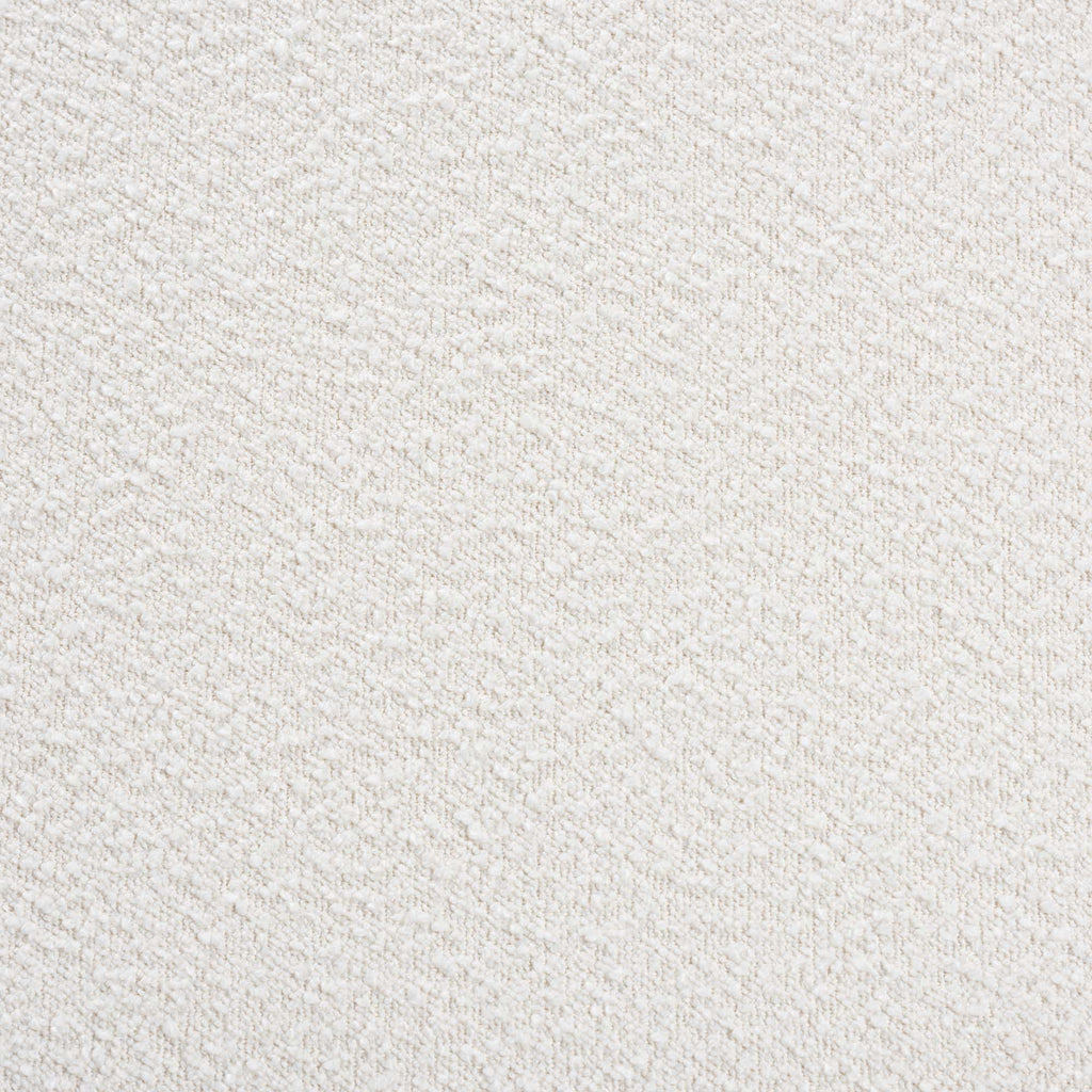 BAXTON STUDIO STRATTON MID-CENTURY MODERN CREAM BOUCLE FABRIC AND WALNUT BROWN FINISHED WOOD SOFA