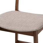 Load image into Gallery viewer, Baxton Studio Larine Modern And Contemporary Light Grey Fabric Upholstered Walnut Finished 2-Piece Wood Counter Stool Set
