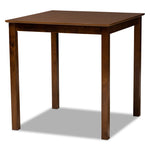 Load image into Gallery viewer, Baxton Studio Reneau Modern And Contemporary Grey Fabric Upholstered Walnut Brown Finished 5-Piece Wood Pub Set
