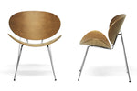 Load image into Gallery viewer, Baxton Studio Reaves Walnut Effect Mid-Century Modern Accent Chair Set Of 2
