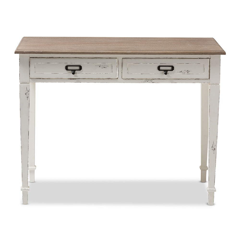 BAXTON STUDIO DAUPHINE TRADITIONAL FRENCH ACCENT WRITING DESK